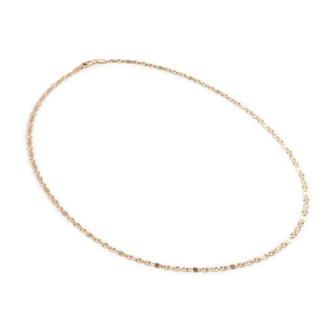 Cadena Collar Ametrinaa Valentina Tritono 4mm Unisex 55cm Oro Italiano Solido 10k