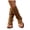 B Brown, variant on Women's Faux Leather Flip Flop Slip On Western Slouchy Mid Calf Tong Sandals Lightweight Flat Open Toe Summer Boots Red Size 9