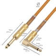 thumbnail image 2 of TS de 1/4 de pulgada a TS de 1/4 de pulgada Cable de 635 mm de 3 metros para bajo de teclado electrónico, 2 of 9