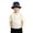 C571/Black, variant on Children Kids Boys Summer Hat Color Block Wide Brim Lightweight Breathable Gentlemen Cap For Casual Daily Wear,Red,2-8 Years