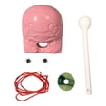 thumbnail image 3 of Small Frog Musical Instrument Guiros Percussion Instruments for Kids Pink, 3 of 8