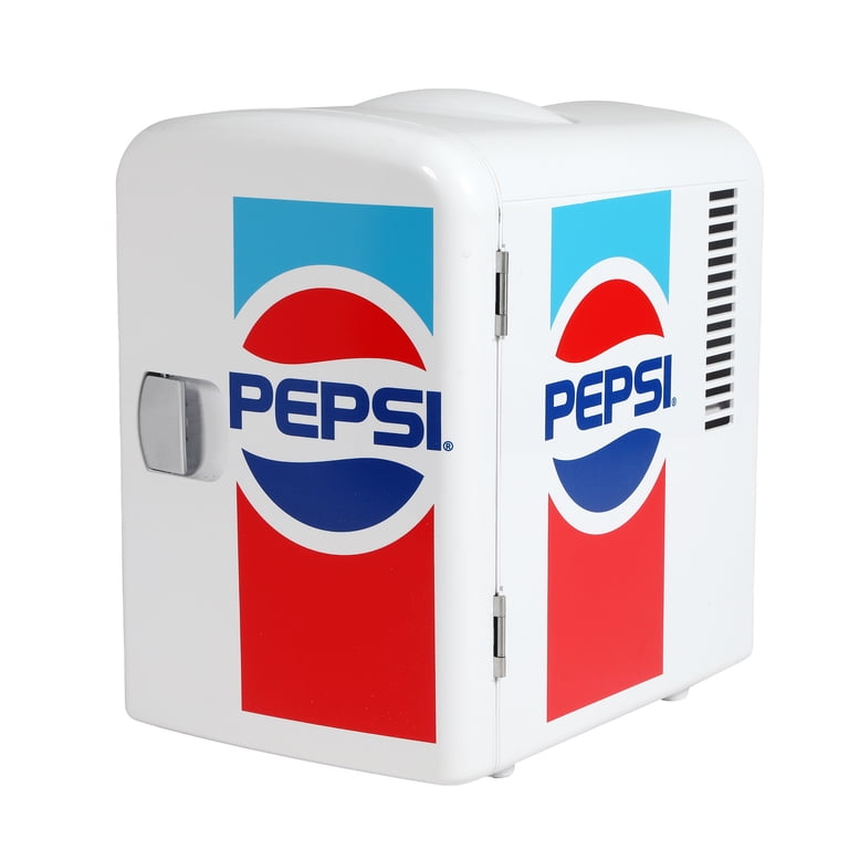 Pepsi 6-Can Mini Fridge with Car Adapter, White photo 3
