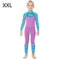 thumbnail image 3 of Advancent Trajes de neopreno Traje de buceo Traje de neopreno para niños Mangas largas y pantalones Cuerpo completo de una pieza De moda para Deportes acuáticos Púrpura XXL, 3 of 6