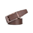thumbnail image 3 of Marino Men's Comfort Click Ratchet Belt Casual Leather Belt for Men - Automatic Linxx Buckle, 1.5 Wide with Elegant Gift Box, 3 of 7