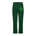 thumbnail image 5 of DPTALR Men's St. Patrick's Day Printed Work Pants Elastic-Waist Straight-Leg,Lace-Up Detail & Pockets,Sporty Casual,Green,Size XXXXXL, 5 of 5