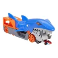 thumbnail image 3 of Smartphone-Controlled GVG36 Inspired Design Transporter Truck with 2 Alloy Mini Cars, 125cm Length 40cm Height Blue Plastic Vehicle Storage Unit Featuring Swallowing Function & Rear Ramp, 3 of 4