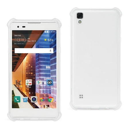 [Pack Of 2] Reiko LG X Style (Tribute Hd) Bumper Case With Air Cushion Protection In Clear
