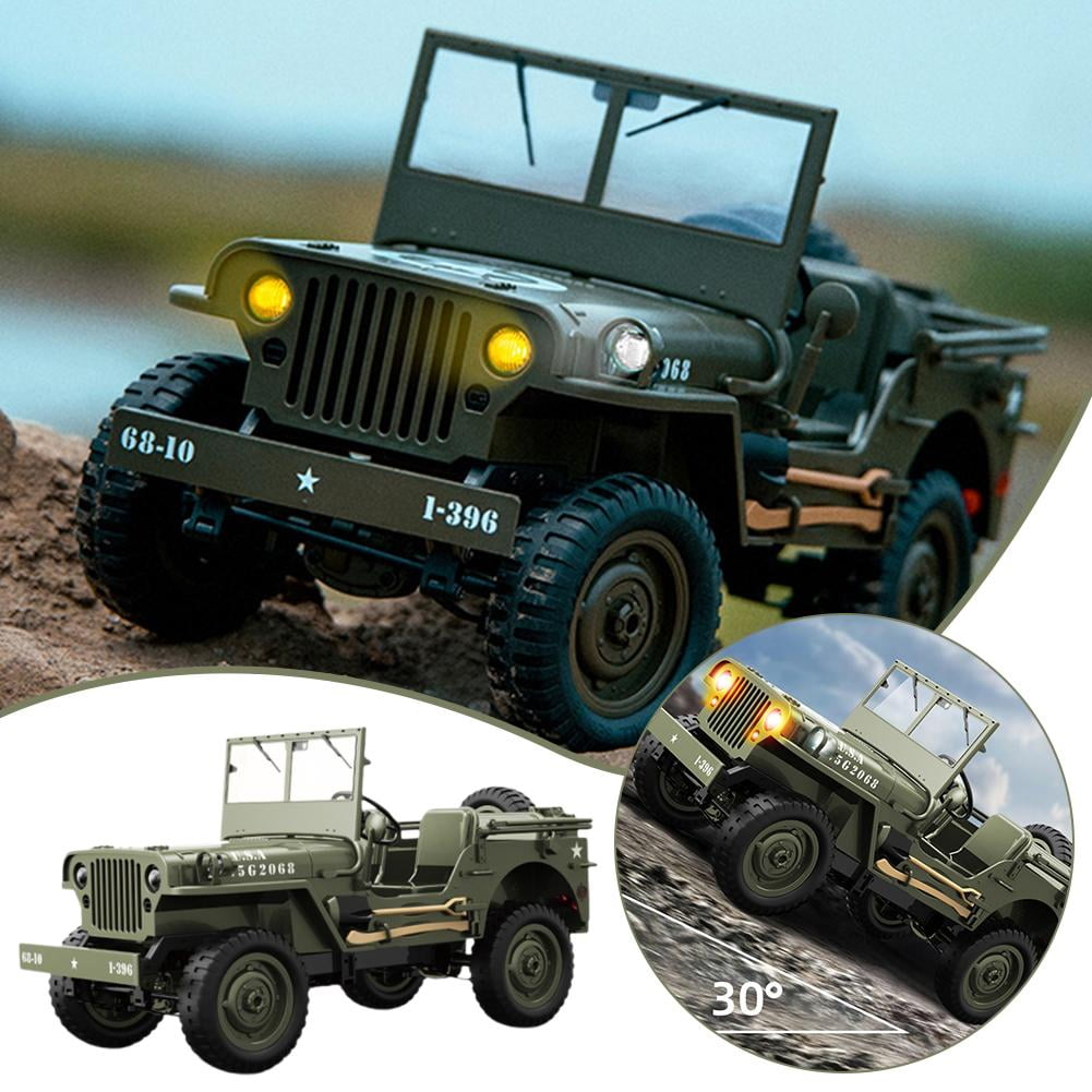 Army Green - Standard (A)$For Jeep 1:10 Simulation Model Remote Control Off-Road Vehicle Rc Remote Control Car