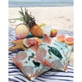 thumbnail image 3 of Pack of 2 Outdoor Pillow Covers, Turtles Fish Coral Starfish Marine Life Oceans Waterproof Square Throw Pillowcase Cushion Decorative Pillow Covers for Couch Patio Tent, 18x18 in, 3 of 6