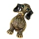 thumbnail image 1 of Broches Musical para Mujer con Cristal, Broches Vintage, Insignias, Regalos para Boda/diario/cumpleaños , Oro, 2x3.4 cm Fernando Broche de perro animal, 1 of 8