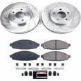 thumbnail image 3 of PowerStop Front Z23 Evolution Sport Carbon-Fiber Ceramic Brake Pad and Drilled & Slotted Rotor Kit Fits: FORD LINCOLN MERCURY Select Models K1364, 3 of 10