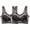 Black, variant on Up To 50% Off Bras for Women Adjustable Strap High Support Full Coverage Up Bras Comfortable No Underwire Wireless Bras