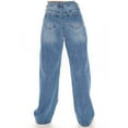 thumbnail image 4 of Vedolay Trousers Casual Women's Jeans High Waisted Straight Leg Denim Pants,Blue S, 4 of 5