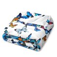thumbnail image 1 of Wiueurtly Butterfly Blanket Butterfly Throw Blanket Soft Blankets Lightweight Cozy For Bed Couch Sofa, 1 of 5
