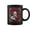 Black, variant on Japanese Mystical NineTailed Fox Kitsune Dragon Foxes Coffee Mugs