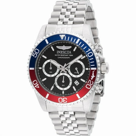 Invicta Pro Diver Chronograph Quartz Black Dial Men's Watch 48117