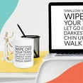 thumbnail image 6 of Musician Coffee Mug 15 oz White, Swallow Your Fears Wipe Off Your Tears Song Lyric Motivational, 6 of 7