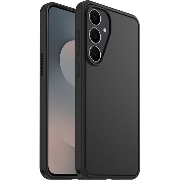 OtterBox Samsung Galaxy S25 FE (Only) - Symmetry Series Case - Black - Ultra-Sleek - Wireless Charging Compatible - Raised Edges Protect Camera & Screen
