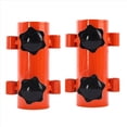 thumbnail image 5 of Ensemble de 4 Pcs de Mâtx de Store Tube Fixe Coupe-Vent Réglable Accessoires de Support de Tente de Camping Extérieur-Orange, 5 of 5