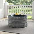 Crosley Catalina Outdoor Wicker Round Coffee Table