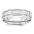 thumbnail image 1 of 14k White Gold Comfort Fit Unique Wedding Band Ring Size 13.5, 1 of 3