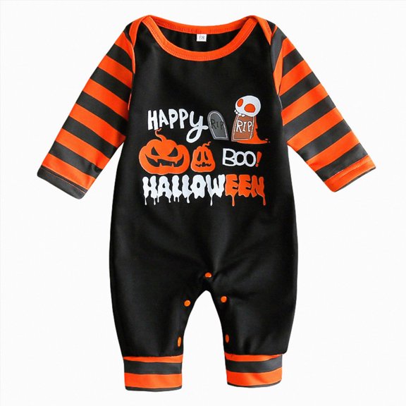 mgoYE Baby Clothes Boy Baby Boy Clothes Newborn Boy Outfits Infant Letter Print Romper Long Pants Hat 3PCS Baby Boy's Clothing Size 6-9Months