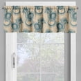 thumbnail image 4 of Ambesonne Japanese Valance & Curtain, Vintage Dragon Drawing Art, 55"x45", Pale Petrol Blue Beige, 4 of 7