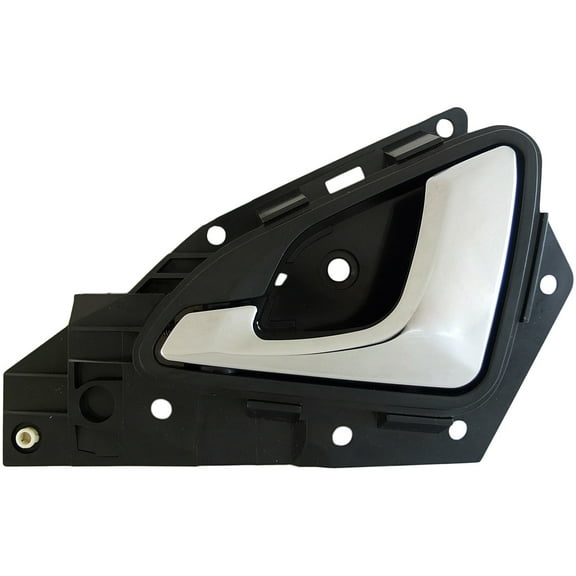 Dorman 96499 Front Driver Side Interior Door Handle for Specific Honda Models, Black; Chrome