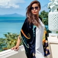thumbnail image 6 of Sea Slug Chiffon Hair Scarf for Women, Lightweight Breathable Silk Scarf, 180*73 inches, Head Wrap for Summer and Fall Fashion, 6 of 6