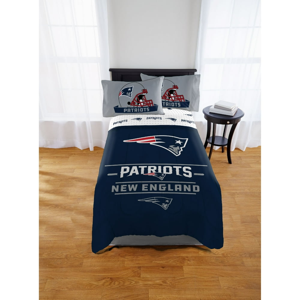 NFL New England Patriots Monument Twin & Full Comforter Set, 1 Each