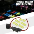 thumbnail image 2 of Unique Bargains 1 Set 20A Maximum Blade Style Fuse 10AWG Fuse Holder 10 Gauge Fuse Holder Blade Style Inline Fuse Holder, 2 of 6