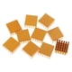 thumbnail image 4 of Kit de Enfriamiento de Enfriador de Disipador de Calor de Aluminio Dorado Piezas 22x22x10mm, 4 of 7