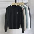 thumbnail image 2 of Suéteres de cuello redondo para hombre, ropa de negocios, suéteres de punto para hombre, ropa negra, suéteres coreanos de otoño e invierno gruesos X, 2 of 5