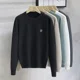 thumbnail image 2 of Suéteres de cuello redondo para hombre, ropa de negocios, suéteres de punto para hombre, ropa negra, suéteres coreanos de otoño e invierno gruesos X, 2 of 5