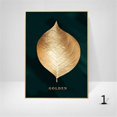thumbnail image 3 of Juego de 3 carteles de pared CHAO diseño bosque hoja dorada palmera 30 x 40 cm Sin marco, 3 of 4