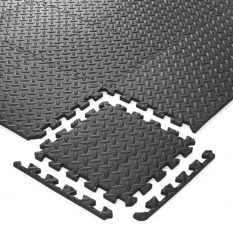 Interlocking Foam Mats - 36 Pack - Black | Jigmats