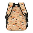 thumbnail image 4 of Disketp Funny Sushi Mochila Estampada para Hombre y Mujer – Mochila Ligera Clásica con Múltiples Bolsillos para Universidad, Trabajo y Viajes-One Size, 4 of 5
