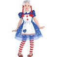 thumbnail image 1 of amscan Girls Rag Dolly Costume- Small (4-6), 1 of 2