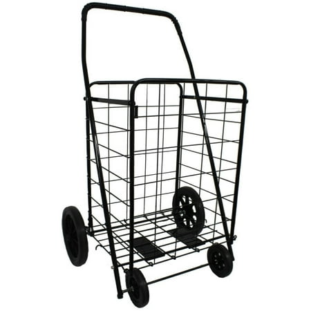 DLUX Model D801 Shopping Cart Size Black