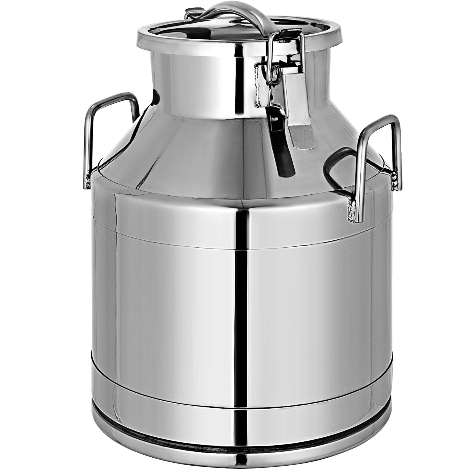 TEMCo 20 Liter 5.25 Gallon Stainless Steel Milk Can Wine Pail Bucket Tote Jug 