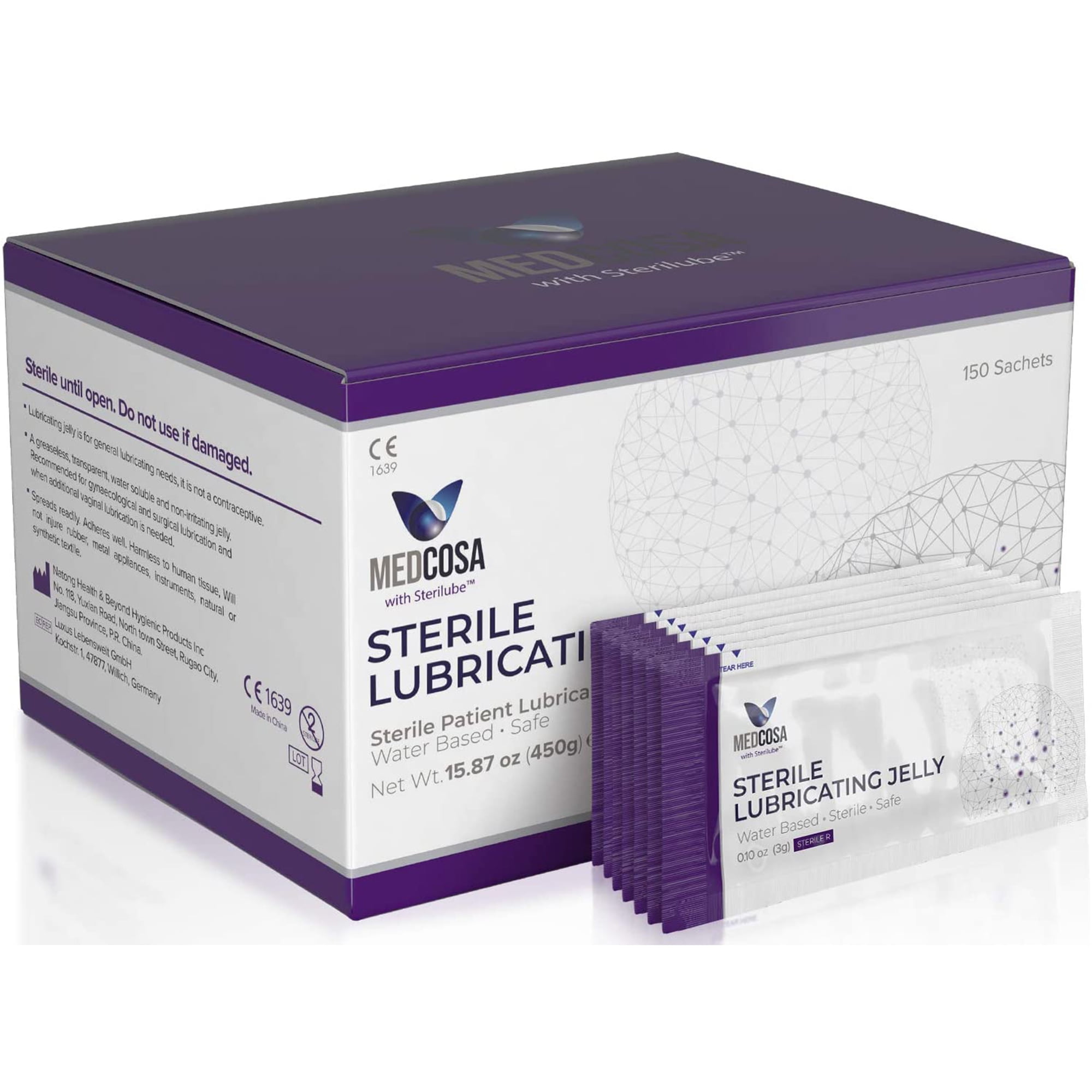 Medcosa Sterile Lubricating Jelly Water Based Lubricant for Personal