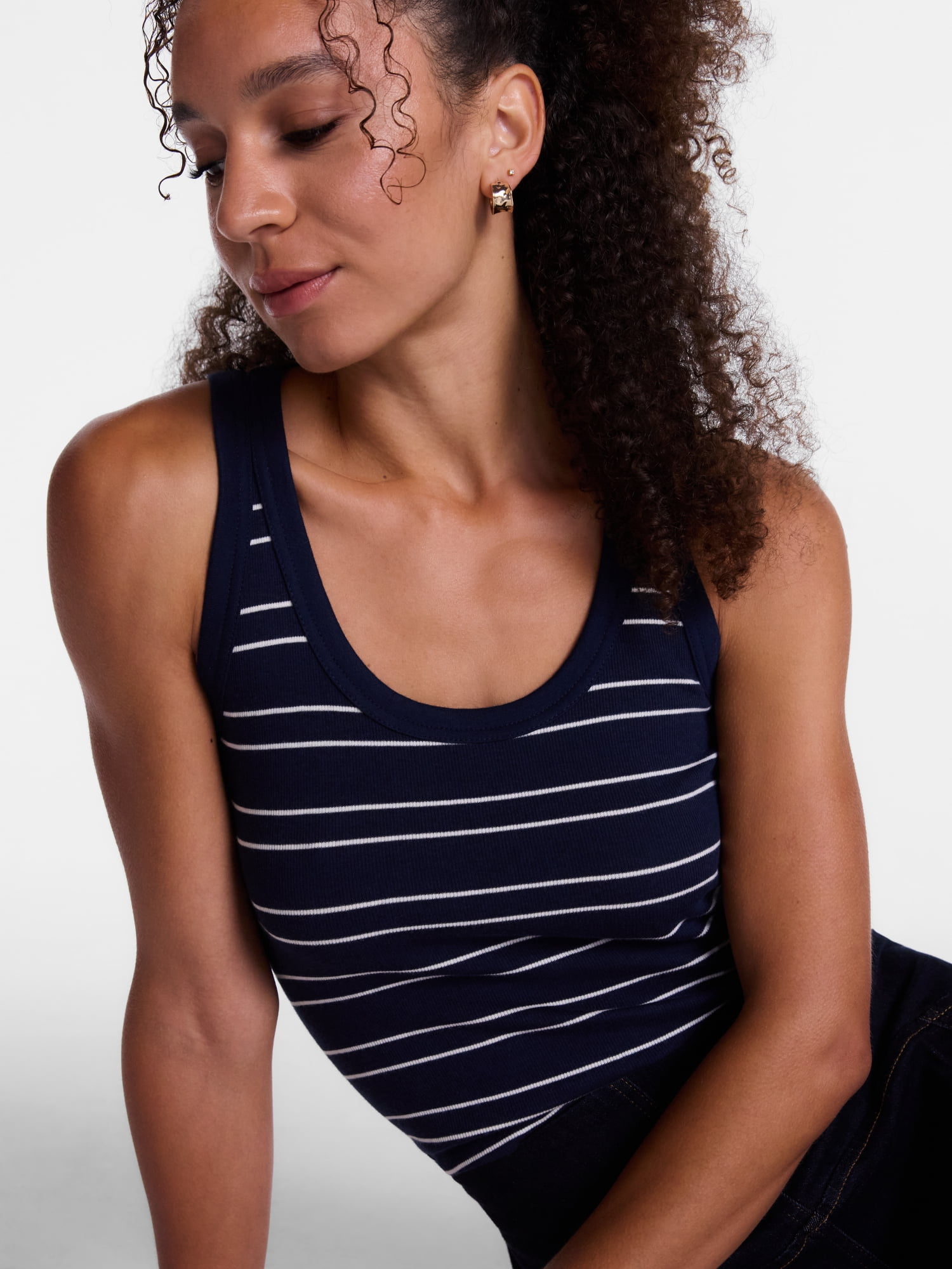 Scenario Women's Rib Tank Top, Sizes XS-XXXL
