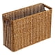 thumbnail image 5 of Cesta de almacenamiento tejida de PP, organizador alto y delgado, mueble de almacenamiento decorativo para Café oscuro, 5 of 9