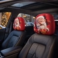 thumbnail image 6 of Christmas Car Decorations, 2Pcs Santa Claus Car Headrest Covers, Elastic Stretch Printed Protector Sleeves for Sedan SUV Truck Van Universal Fit Xmas Holiday Auto Interior Decor Accessory, 6 of 7