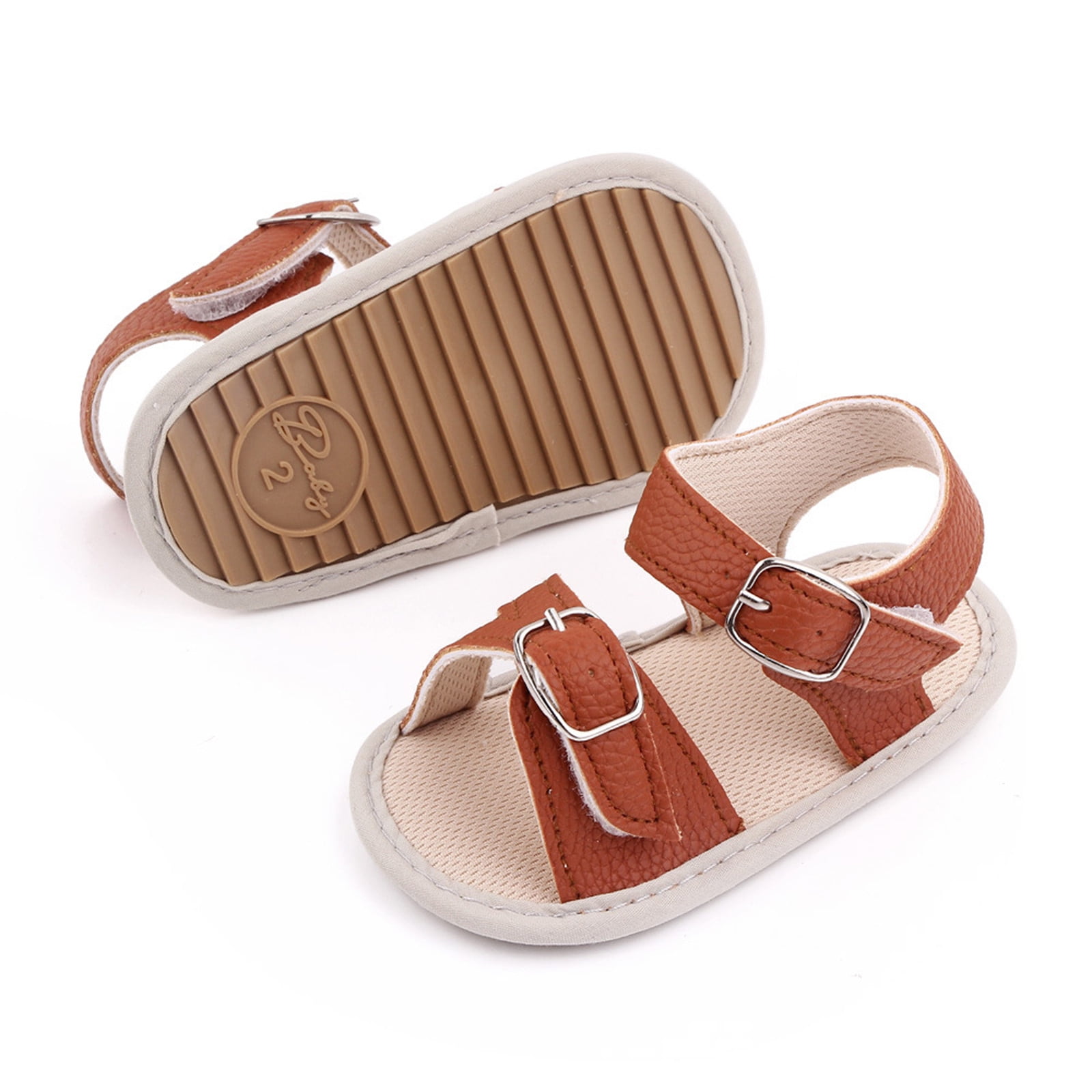 nsendm Unisex Baby Sandal Infant Kids Slides Boys Baby Shoes Fashion Soft  Soled Toddler Shoes Breathable Hollow Baby Sandals Sandals for Girls  Toddlers (Brown, 4 Infant) - Walmart.ca
