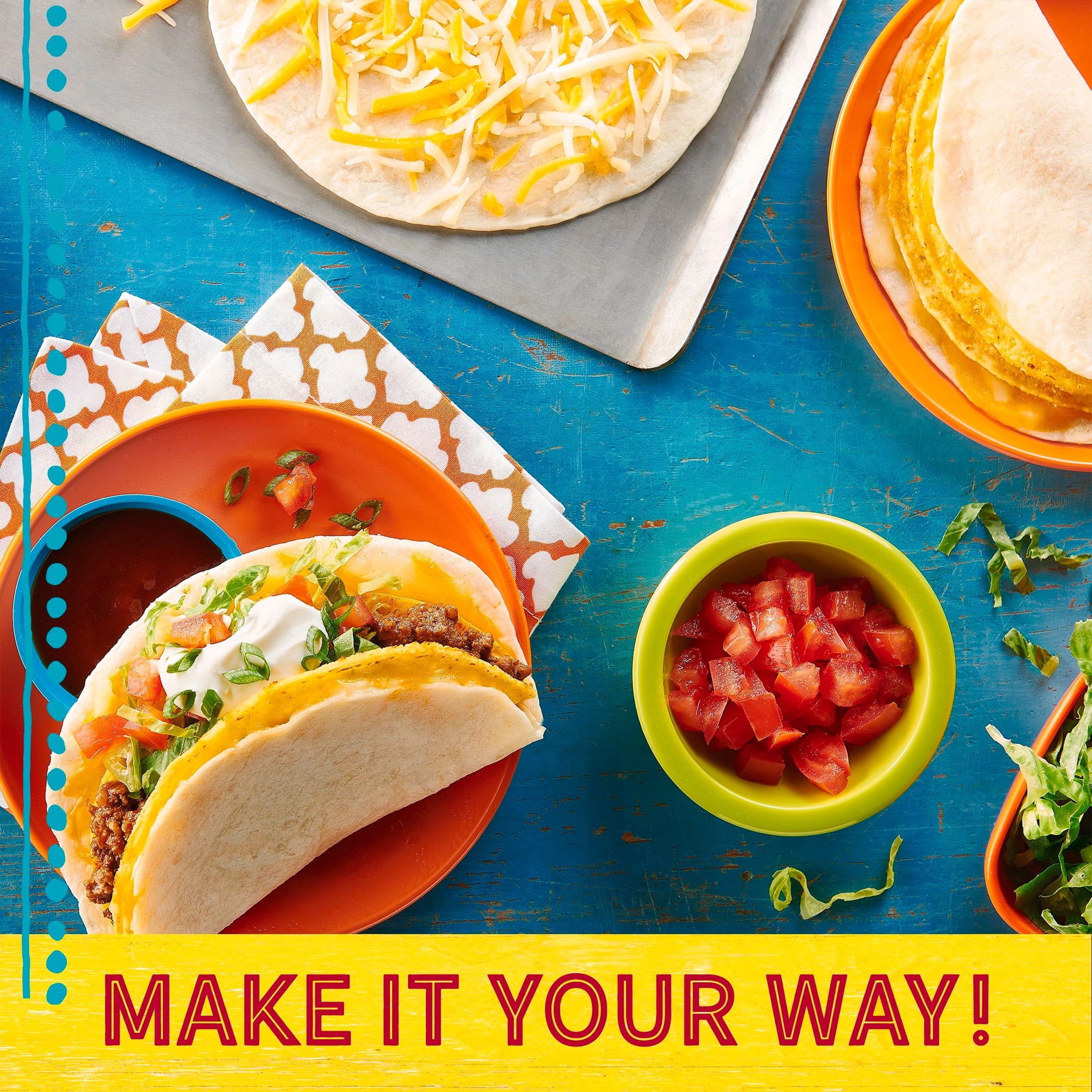 (12 pack) Old El Paso Crunchy Taco Dinner Kit, Easy Meal Prep, 12 Count, 8.8 oz