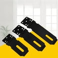 thumbnail image 1 of Cerradura de puerta antirrobo con tarjeta de bloqueo negra, accesorios de hardware para puertas y ventanas, cerradura de puerta antirrobo con hebilla de perno de seguridad, 1 of 2