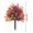 Multicolor #3, variant on 22in Artificial Violet Flowers with Ground Spikes | Faux Shrubs for Outdoor Garden Decor | Realistic Fade-Resistant Plastic Stakes for Porch, Patio & Wedding Decorations (Set of 1)