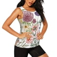thumbnail image 2 of Sigee Autumn Garden for Women's Workout Tank Top,Running Tank Tops,Sleeveless Gym ClothesLarge, 2 of 8