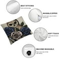thumbnail image 6 of Happy Halloween Owl Pillowcase, Floral Throw Pillow Cover,Cushion Case with Hidden Zipper, Floral Pillow Cases for Living Room Couch Sofa Patio Garden Car, 6 of 7